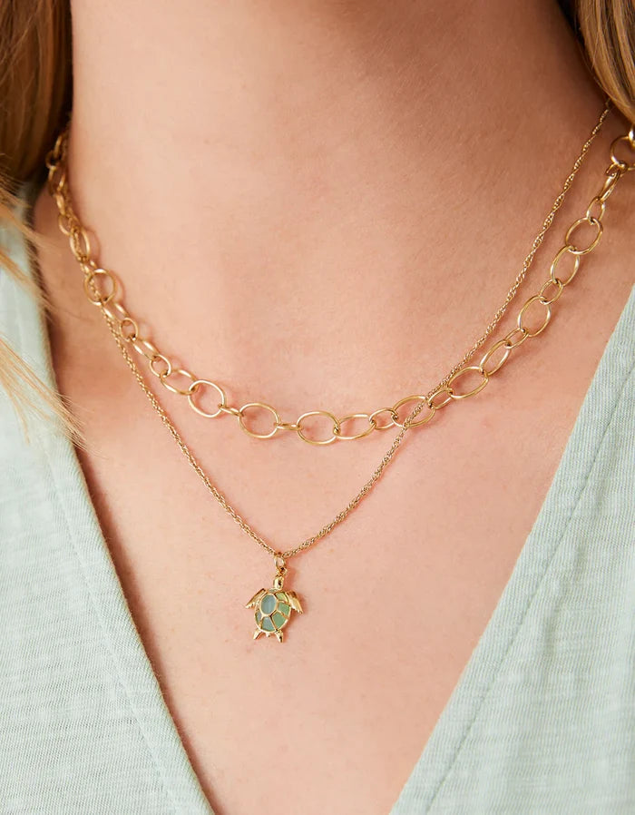 Spartina Hilton Head Sea Turtle Necklace 18" by Spartina 449 - view 2