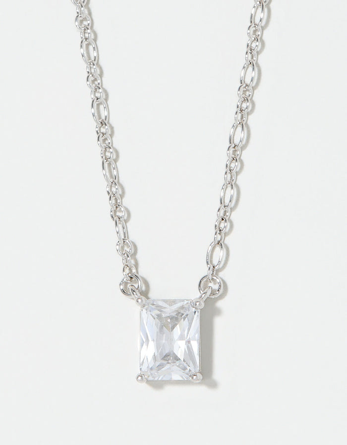 Spartina SLV Shine Necklace 18" Amazing/Emerald Silver by Spartina 449