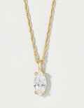 Spartina SLV Shine Necklace 18" Fantastic/Marquise Gold by Spartina 449