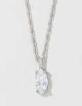 Spartina SLV Shine Necklace 18" Fantastic/Marquise Silver by Spartina 449