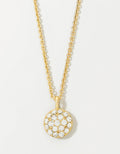 Spartina SLV Shine Necklace 18" Wonderful/Pave Gold by Spartina 449