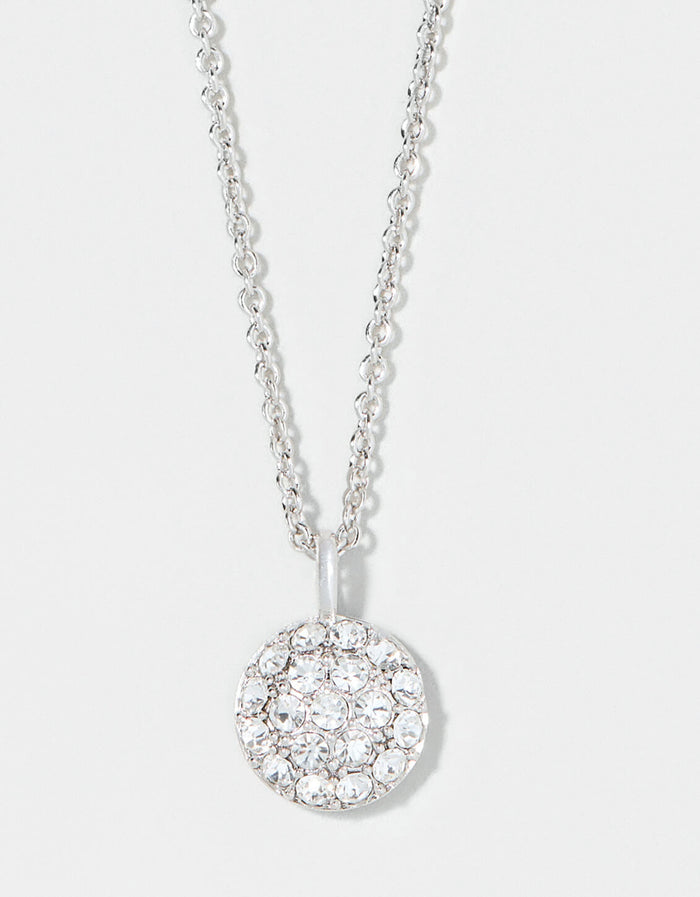 Spartina SLV Shine Necklace 18" Wonderful/Pave Silver by Spartina 449