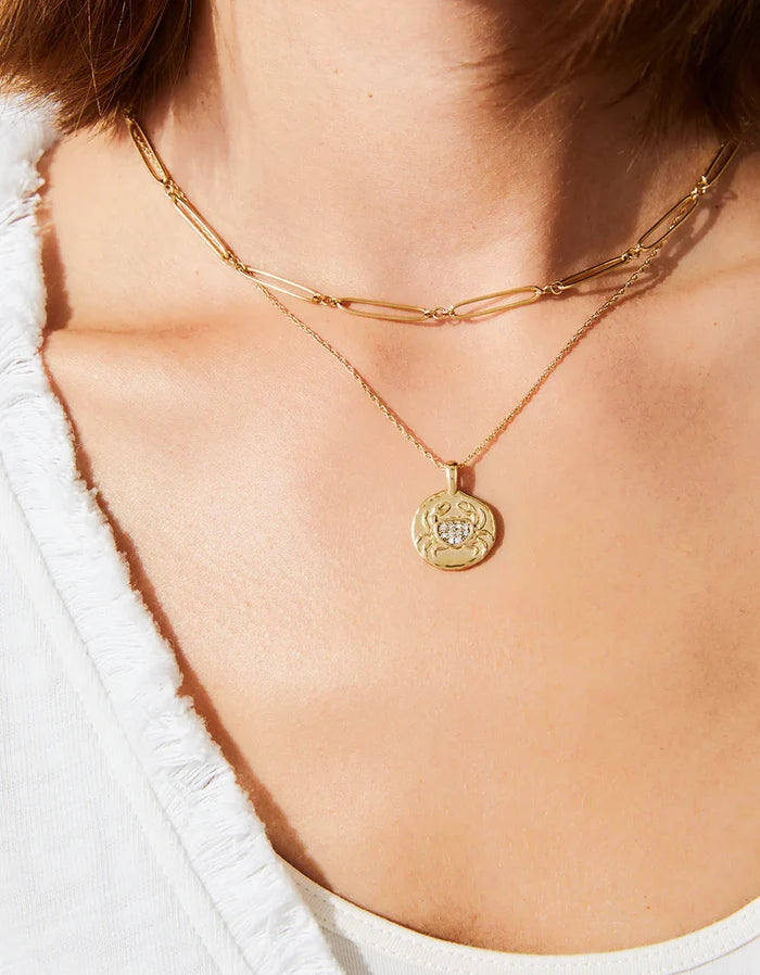 Spartina Snow Crab Medallion Necklace 18" by Spartina 449 - view 2