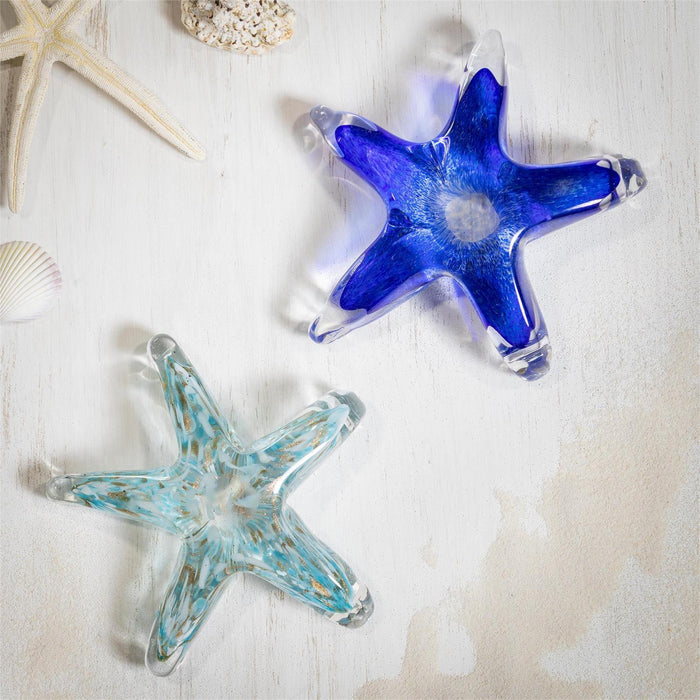 Starfish Decorative Glass Table Décor, 7"L