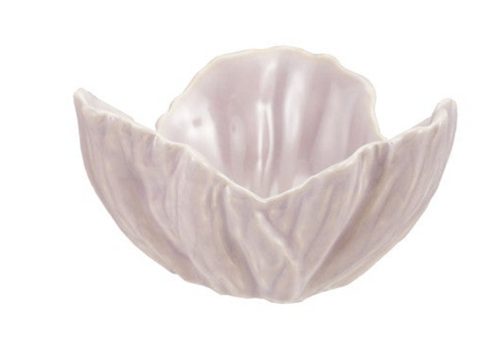 Stoneware Flower Shaped Bowls, Pink & Lavender Color