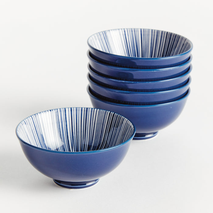 Stria 4.75" Bowls, Set Of 6 - View 4