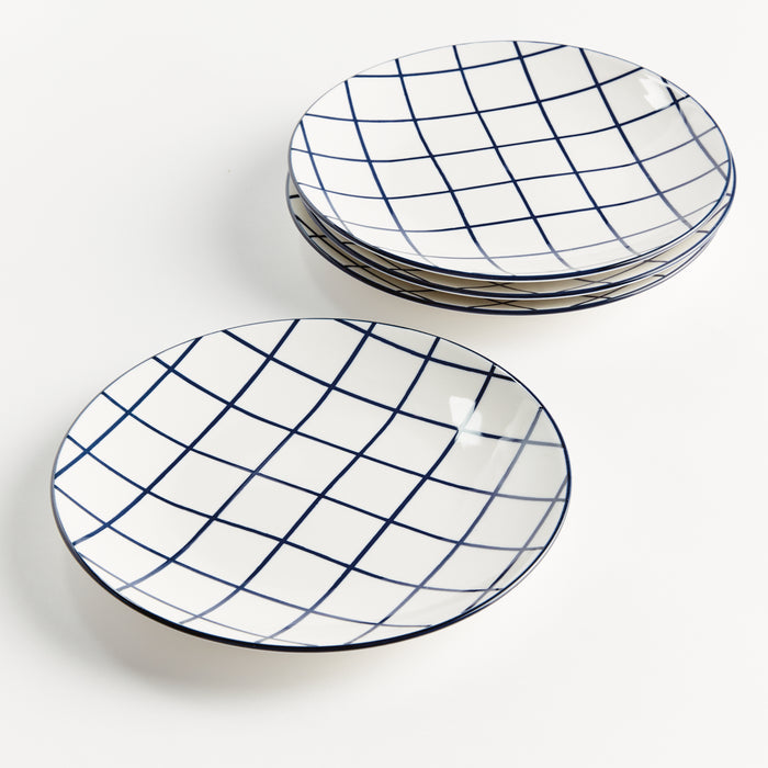 Stria 8.5" Plates, Set Of 4 - View 3