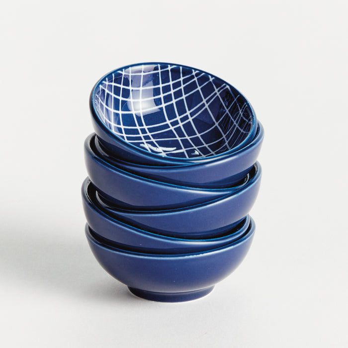Stria Weaves Dip Bowls, Set Of 6 - View 3