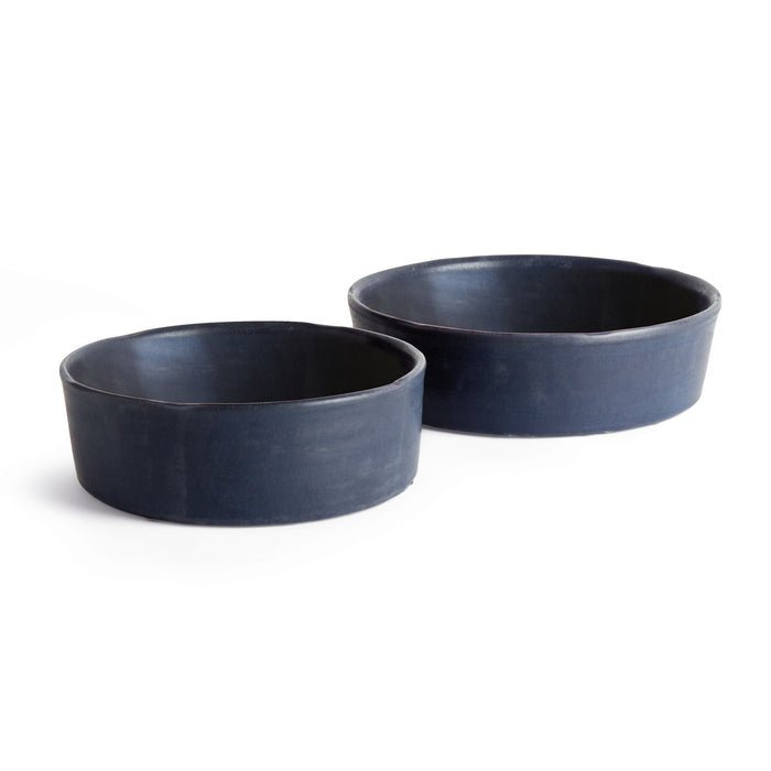 Studio Decorative Low Bowls, Set Of 2