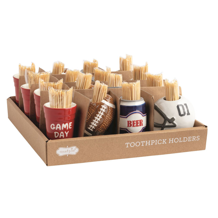 Tailgate Toothpick Caddy Sets by Mud Pie