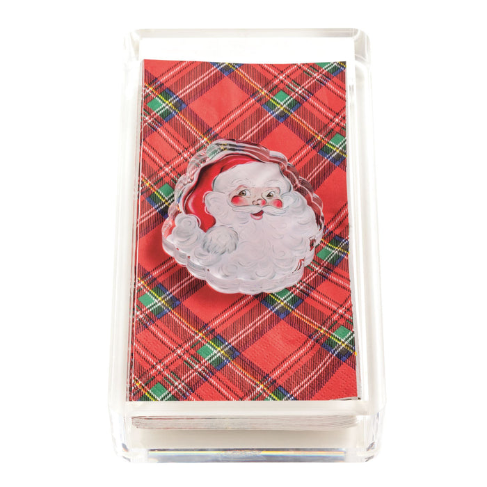 Tartan Guest Towel & Caddy Set by Mud Pie