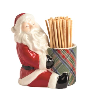 Tartan Toothpick Caddy Sets by Mud Pie