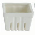 Textured Stoneware Berry Basket, 4 colors