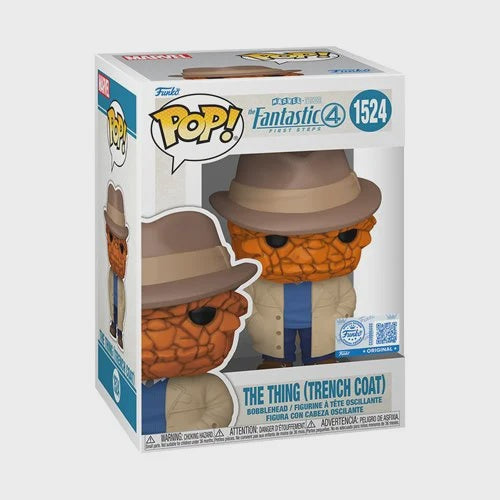The Fantastic Four First Steps The Thing Trench Coat Funko Pop Vinyl Figure 1524   Entertainment Earth Exclusive