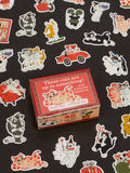 These Cats Are Up To Something! Playtime Sticker Set - A. Dodson's