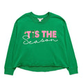 ASST/8 "TIS THE SEASON" LOUNGE SWEATSHIRTS,GREEN