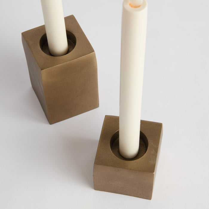 Trace Candleholders, Set Of 2 - View 4