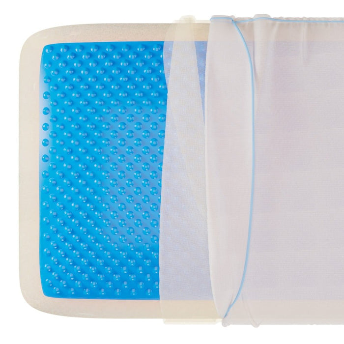 Travesseiro Viscoelastico com Gel Theragel Blue TheraMart TM110 - FisioStore
