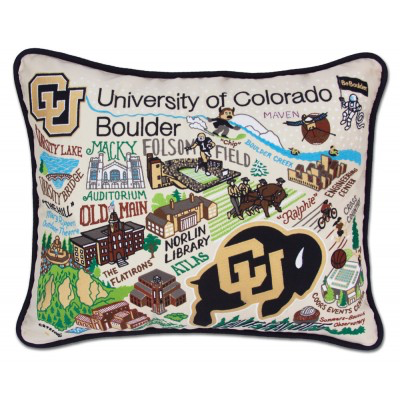 UNIVERSITY OF COLORADO BOULDER PILLOW BY CATSTUDIO - A. Dodson's