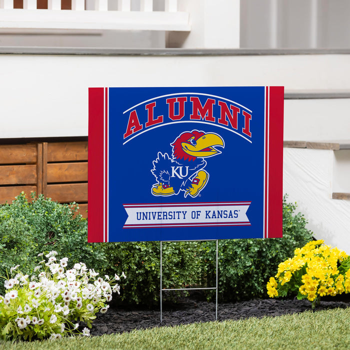 University of Kansas Coroplast Yard Sign Alumni