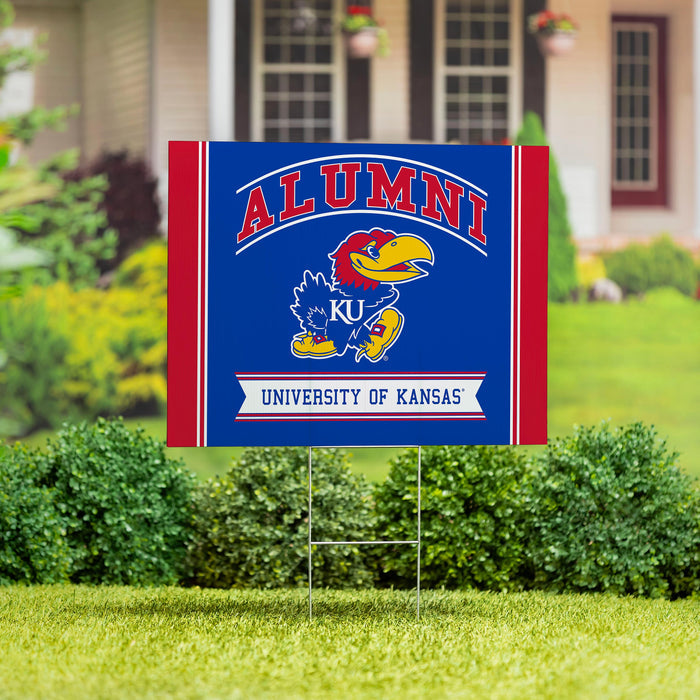 University of Kansas Coroplast Yard Sign Alumni