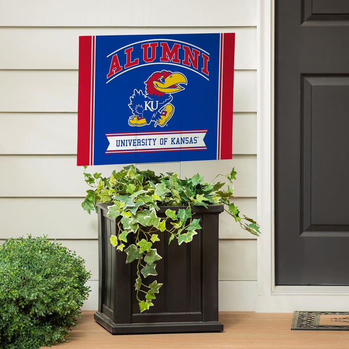 University of Kansas Coroplast Yard Sign Alumni