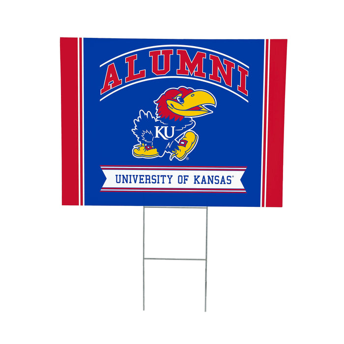 University of Kansas Coroplast Yard Sign Alumni