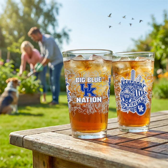 University of Kentucky 16oz Glass Pint