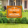 University of Tennessee Coroplast Yard Sign, "Fans Welcome"