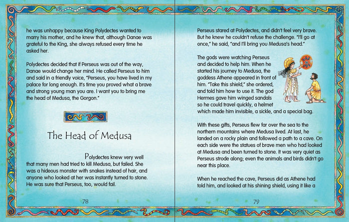 Usborne Greek Myths for Young Children - Anna Milbourne - Diavazo Greek Books