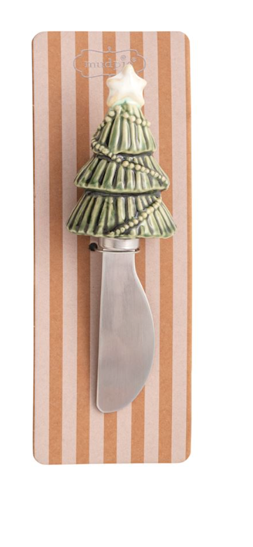 White Christmas Figural Spreaders by Mud Pie