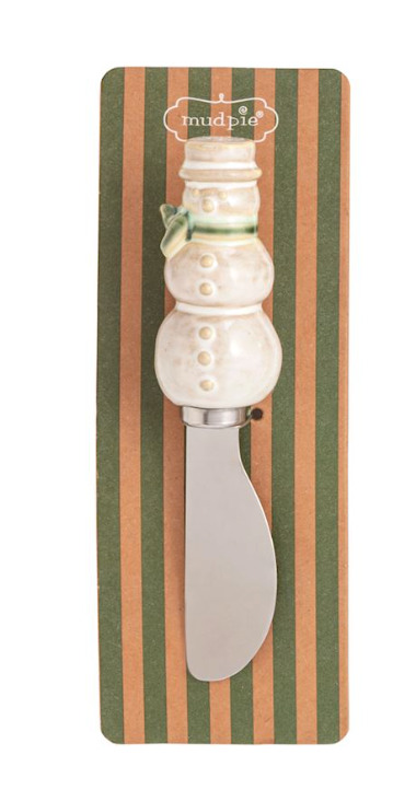 White Christmas Figural Spreaders by Mud Pie