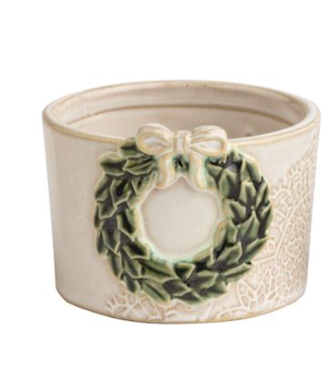 White Christmas Tidbit Dishes by Mud Pie