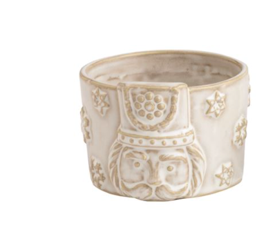 White Christmas Tidbit Dishes by Mud Pie