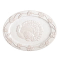 White Turkey Platter by Mud Pie