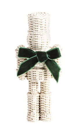 Wicker Resin Small Sitters by Mud Pie