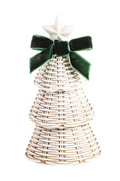 Wicker Resin Small Sitters by Mud Pie