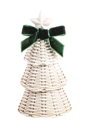 Wicker Resin Small Sitters by Mud Pie