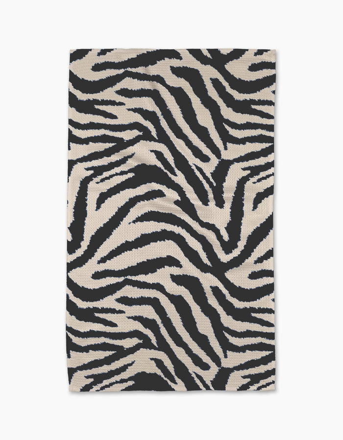 Zira Black Tea Towel